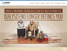 Tablet Screenshot of nxstagekidneycare.com